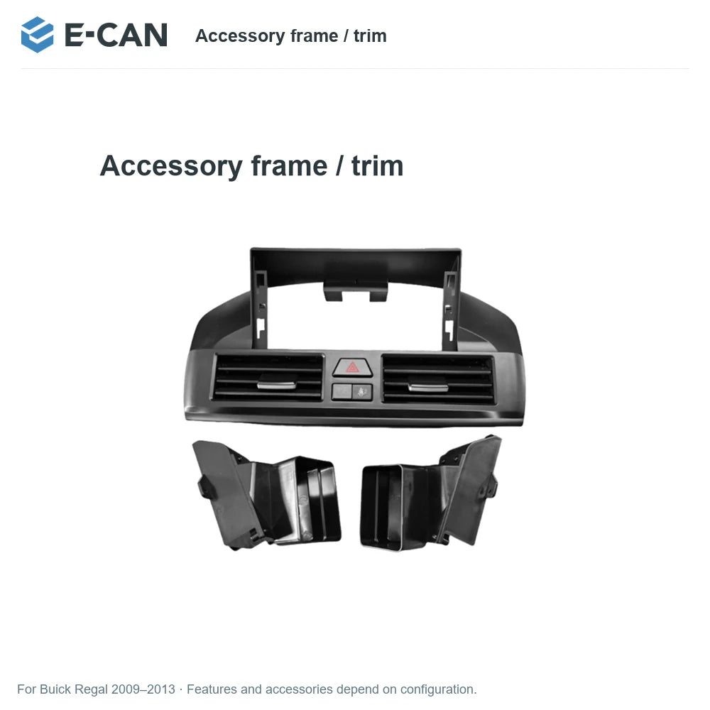 E-CAN Accessory frame / trim for Buick Regal 2009–2013