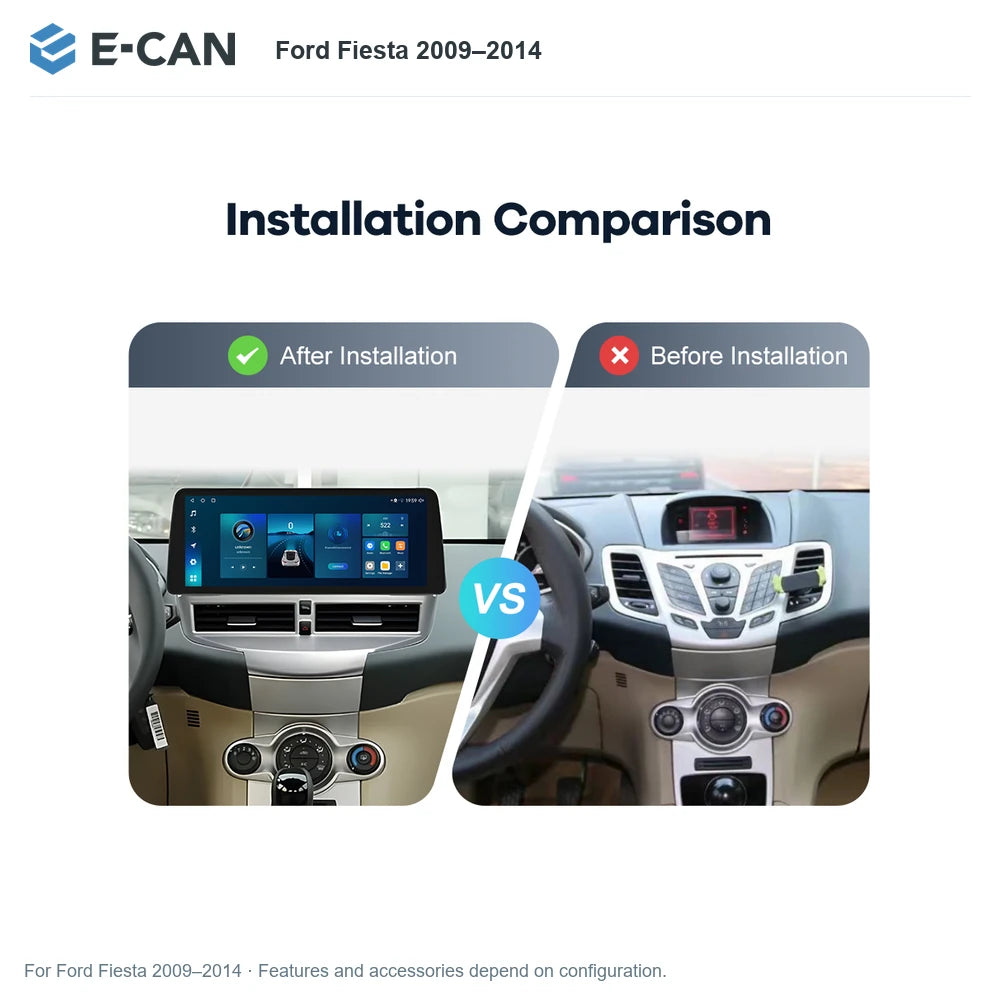 E-CAN Ford Fiesta 2009–2014 for Ford Fiesta 2009–2014