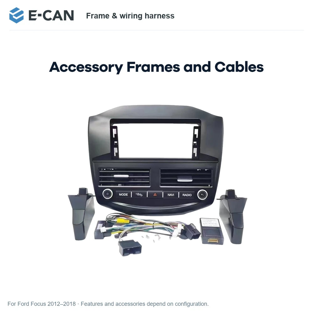 E-CAN Frame & wiring harness for Ford Focus 2012–2018