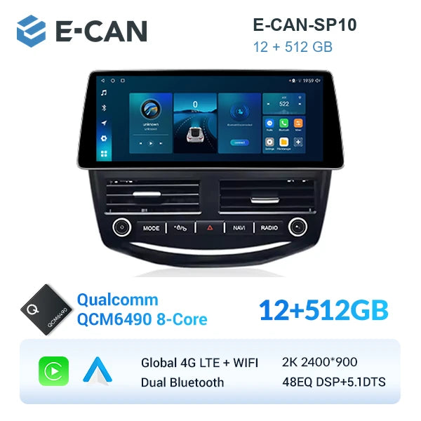 E-CAN-SP10 12GB + 512GB