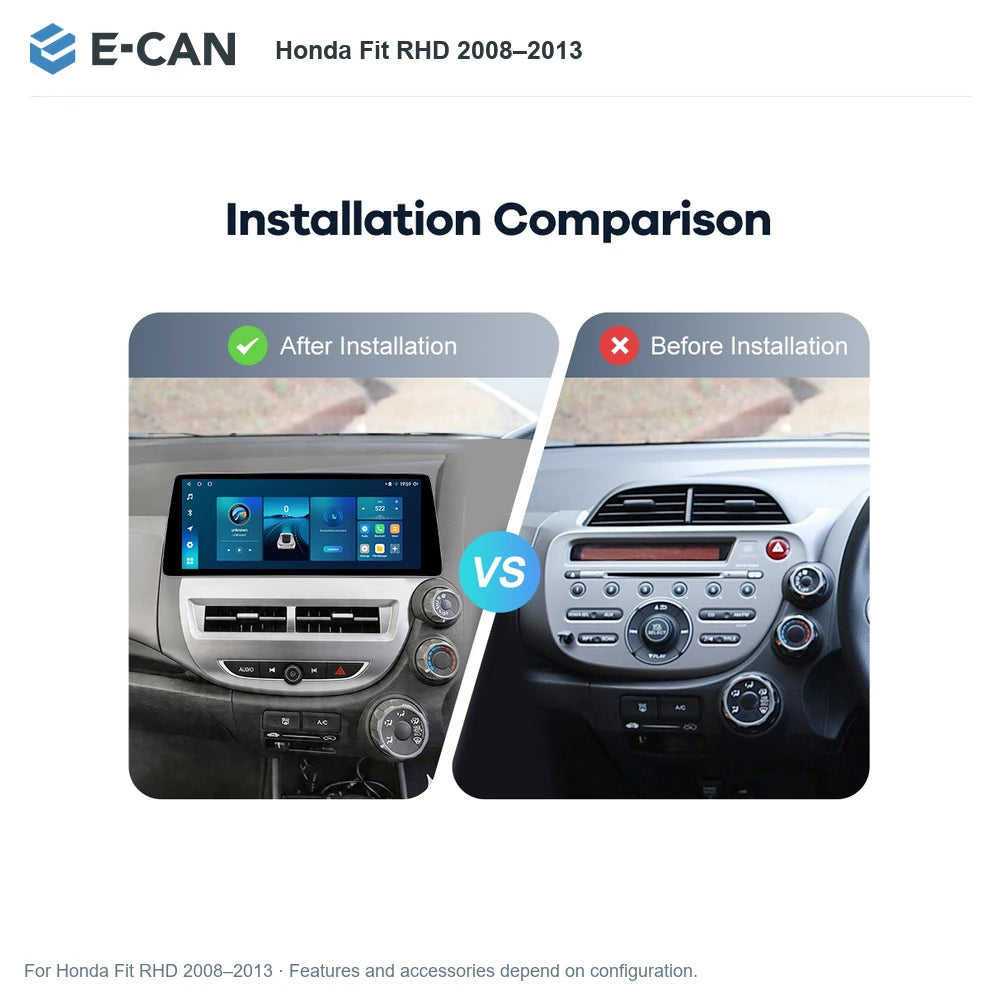 E-CAN Honda Fit RHD 2008–2013 for Honda Fit RHD 2008–2013
