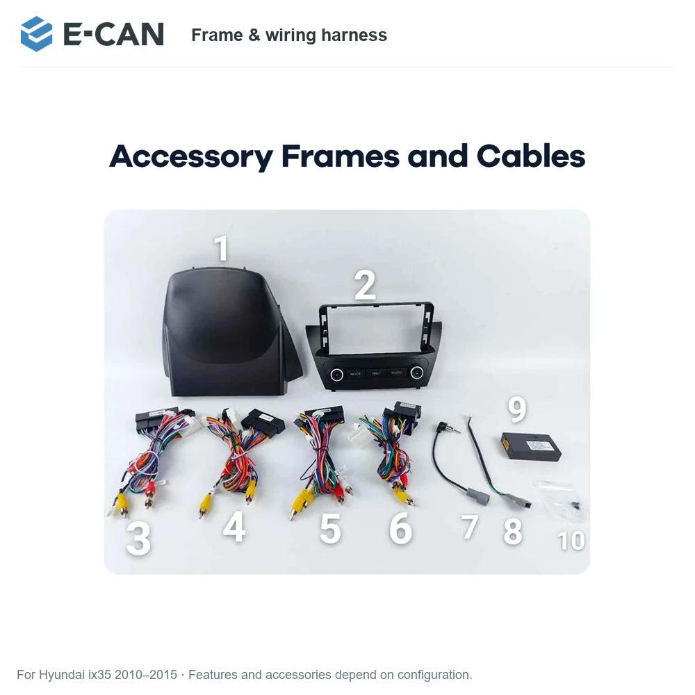 E-CAN Frame & wiring harness for Hyundai ix35 2010–2015