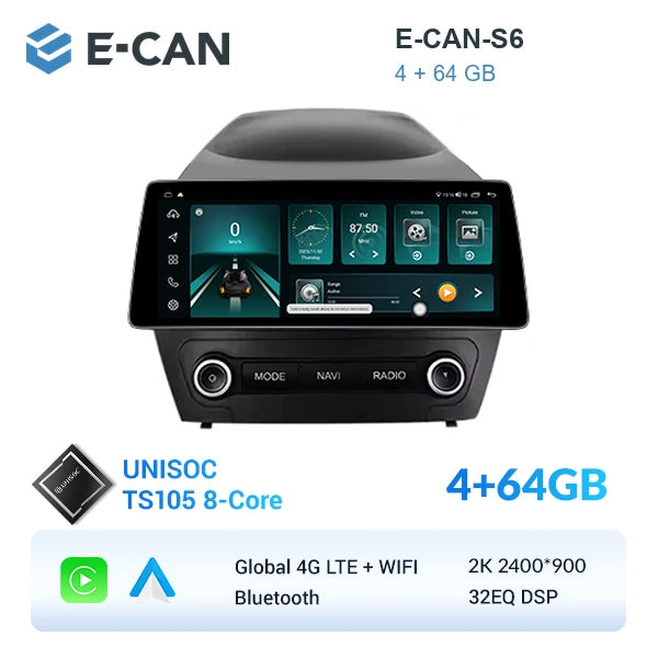 E-CAN-S6 4GB + 64GB