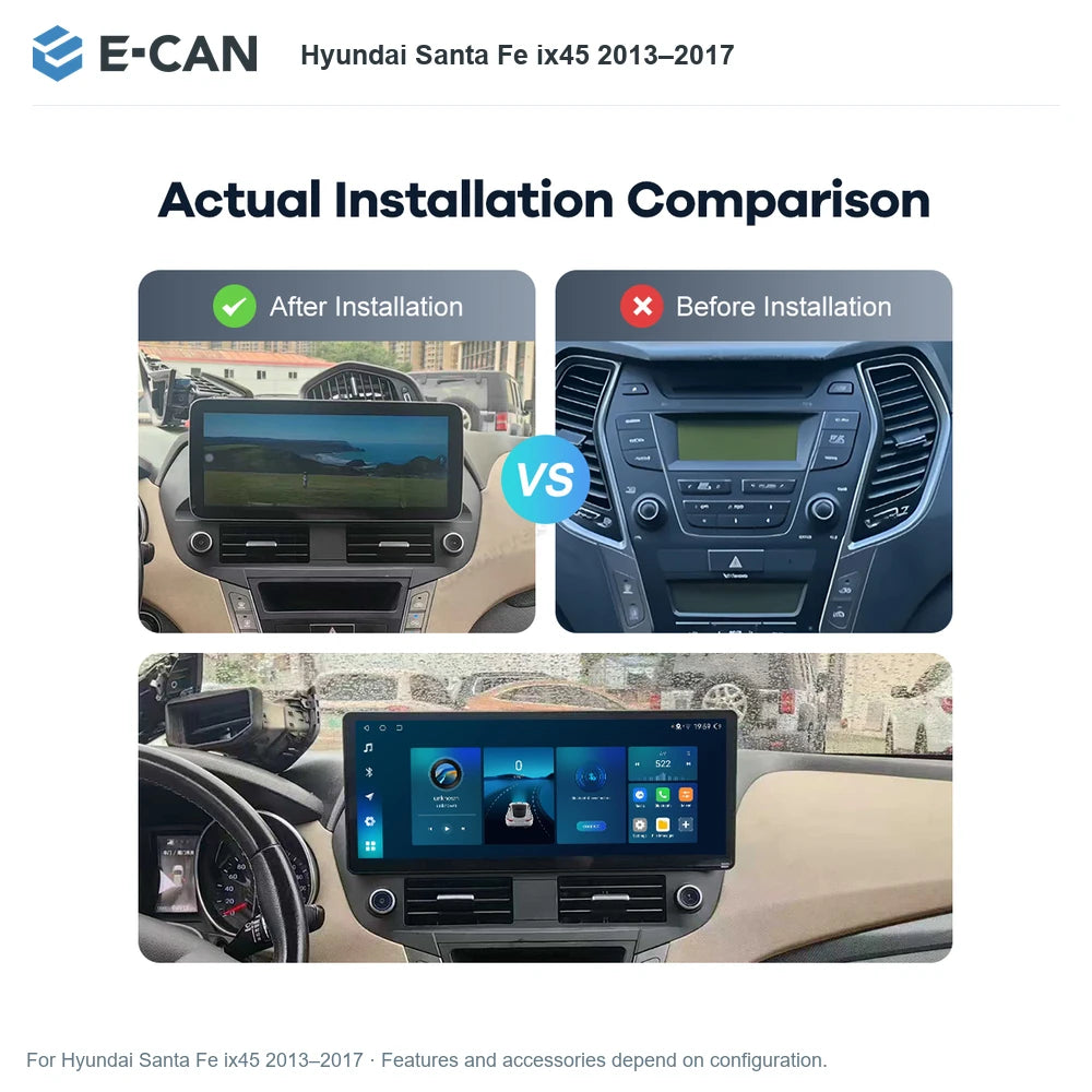 E-CAN Hyundai Santa Fe ix45 2013–2017 for Hyundai Santa Fe ix45 2013–2017