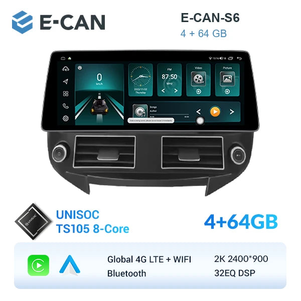 E-CAN-S6 4GB + 64GB