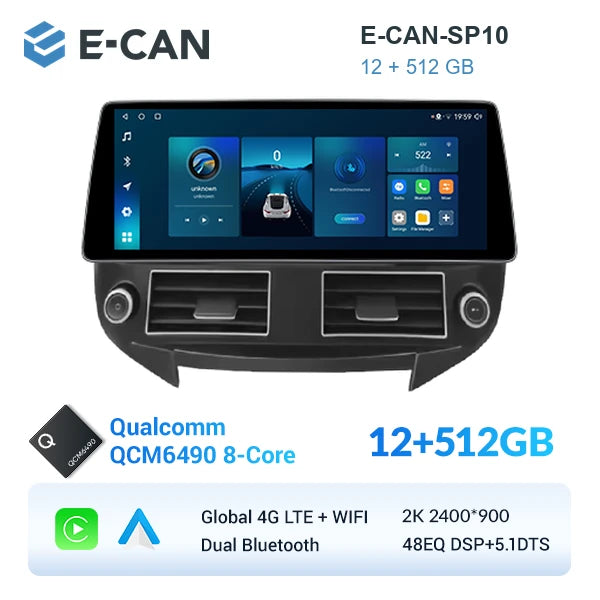 E-CAN-SP10 12GB + 512GB
