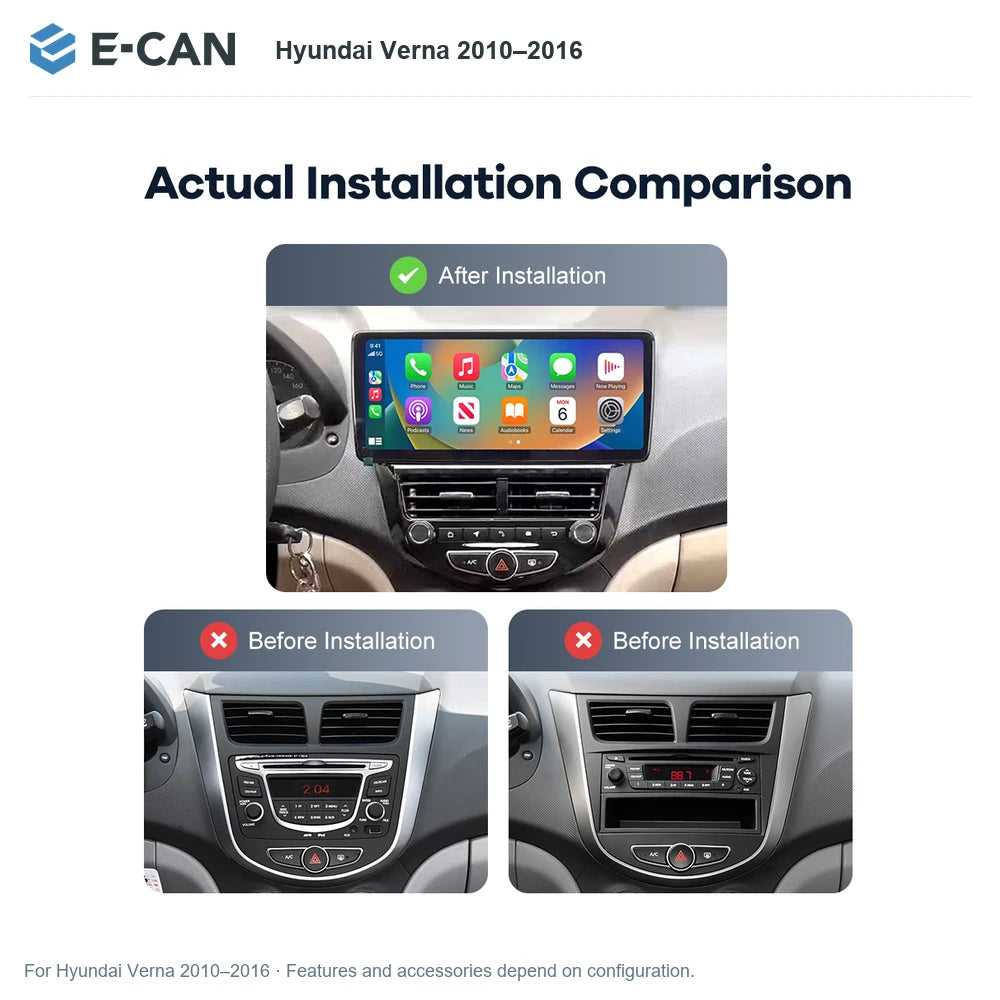 E-CAN Hyundai Verna 2010–2016 for Hyundai Verna 2010–2016