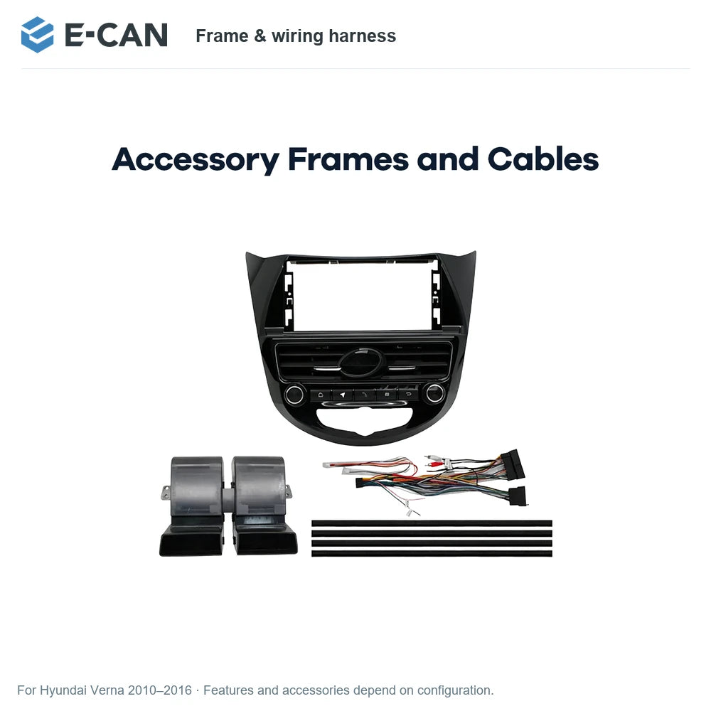 E-CAN Frame & wiring harness for Hyundai Verna 2010–2016