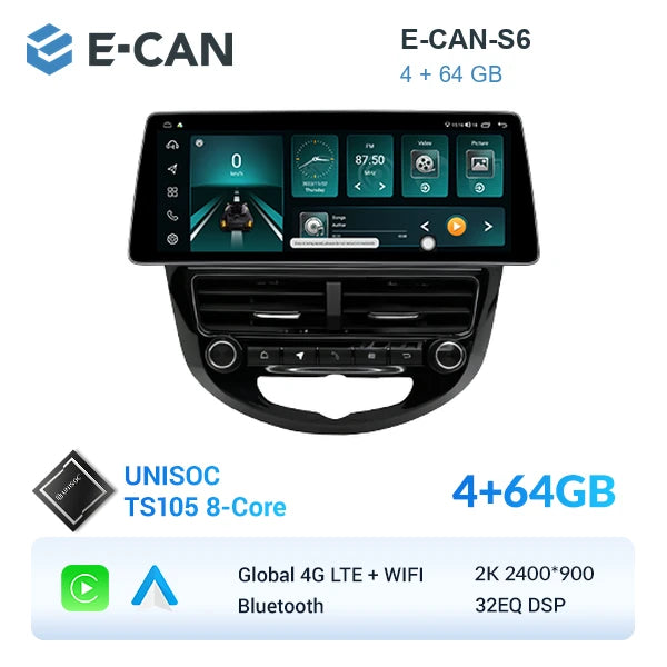 E-CAN-S6 4GB + 64GB