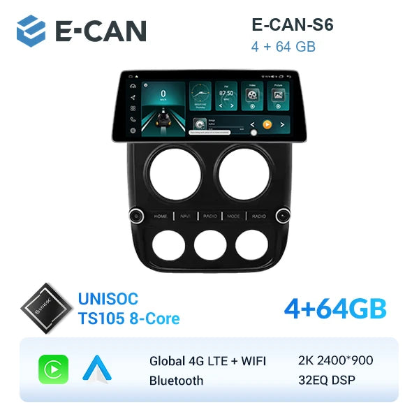 E-CAN-S6 4GB + 64GB