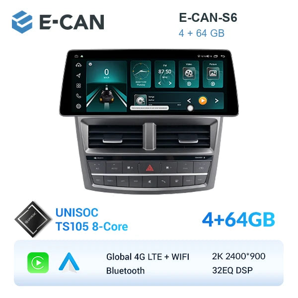 E-CAN-S6 4GB + 64GB