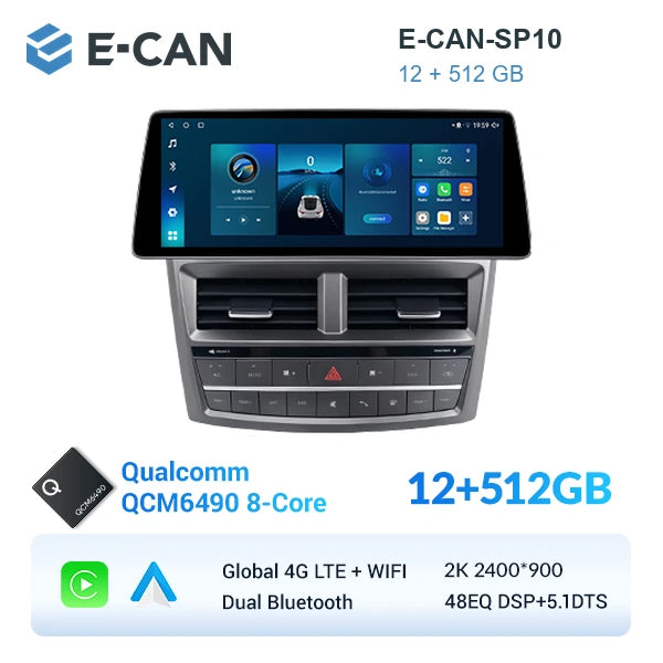 E-CAN-SP10 12GB + 512GB