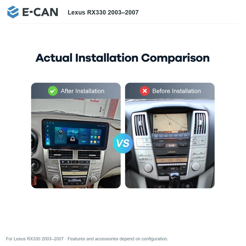 E-CAN Lexus RX330 2003–2007 for Lexus RX330 2003–2007