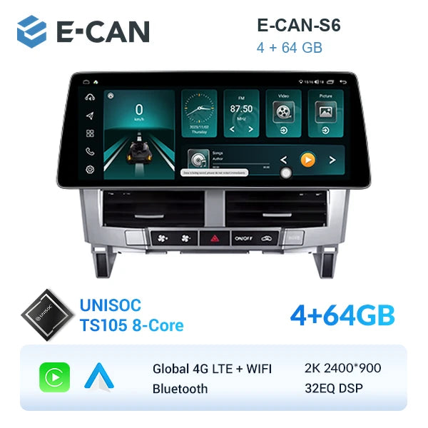 E-CAN-S6 4GB + 64GB