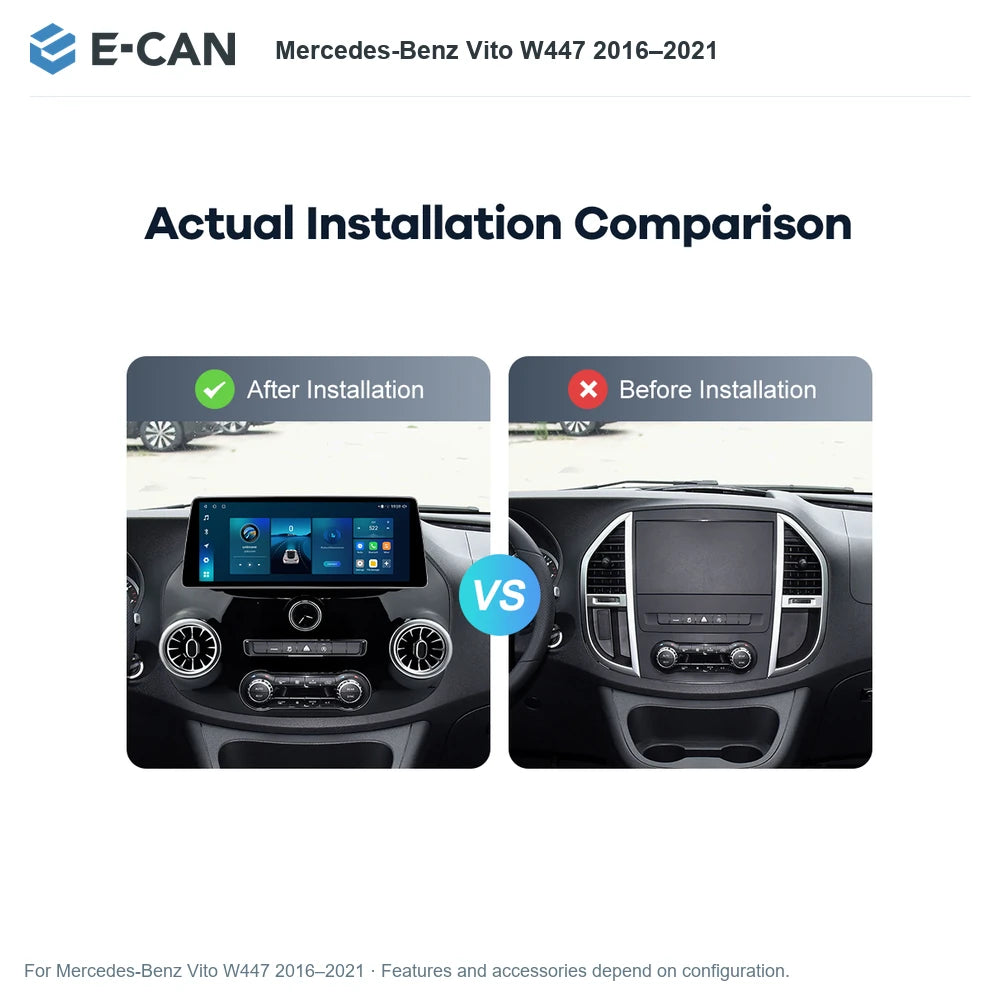 E-CAN Mercedes-Benz Vito W447 2016–2021 for Mercedes-Benz Vito W447 2016–2021