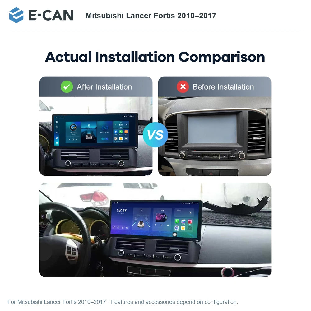E-CAN Mitsubishi Lancer Fortis 2010–2017 for Mitsubishi Lancer Fortis 2010–2017