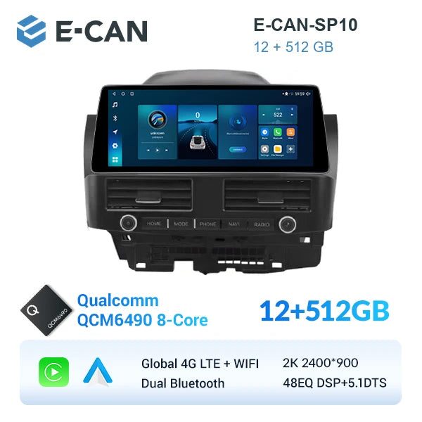 E-CAN-SP10 12GB + 512GB