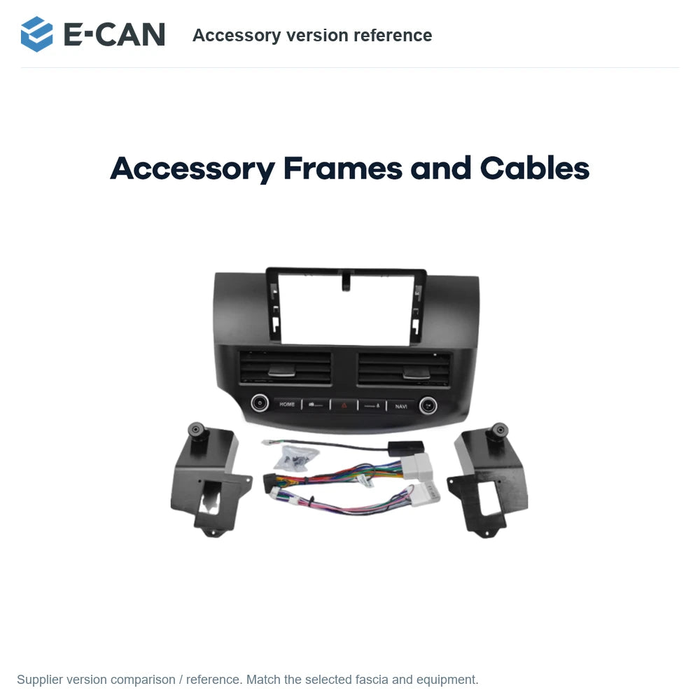 E-CAN Accessory version reference for Mitsubishi Outlander LHD 2008–2015