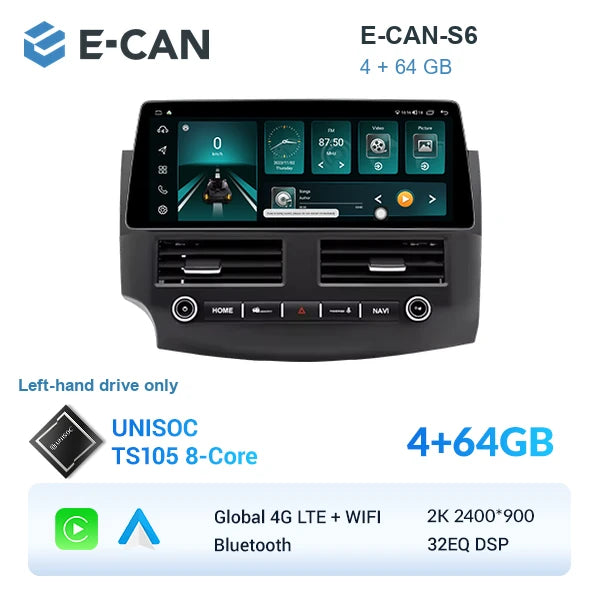 E-CAN-S6 4GB + 64GB
