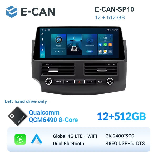 E-CAN-SP10 12GB + 512GB