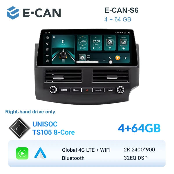 E-CAN-S6 4GB + 64GB