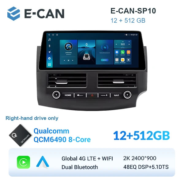 E-CAN-SP10 12GB + 512GB