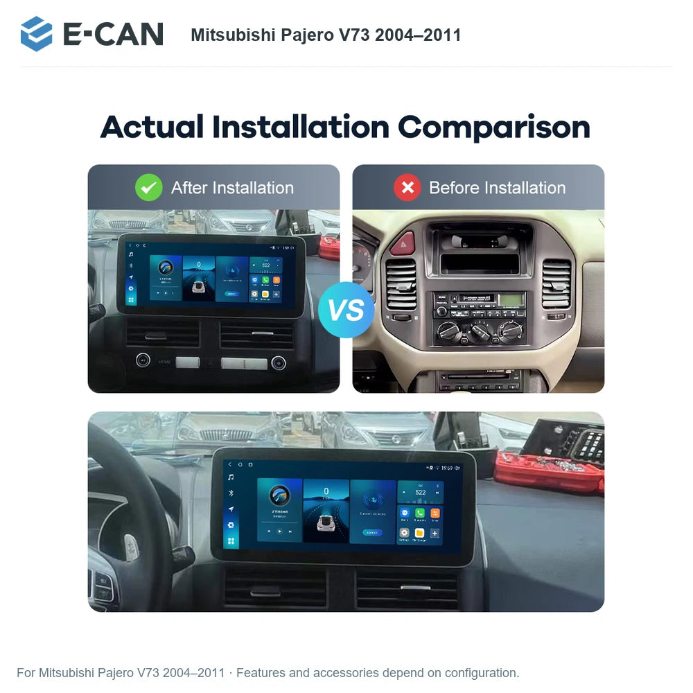 E-CAN Mitsubishi Pajero V73 2004–2011 for Mitsubishi Pajero V73 2004–2011