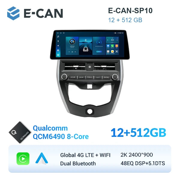 E-CAN-SP10 12GB + 512GB