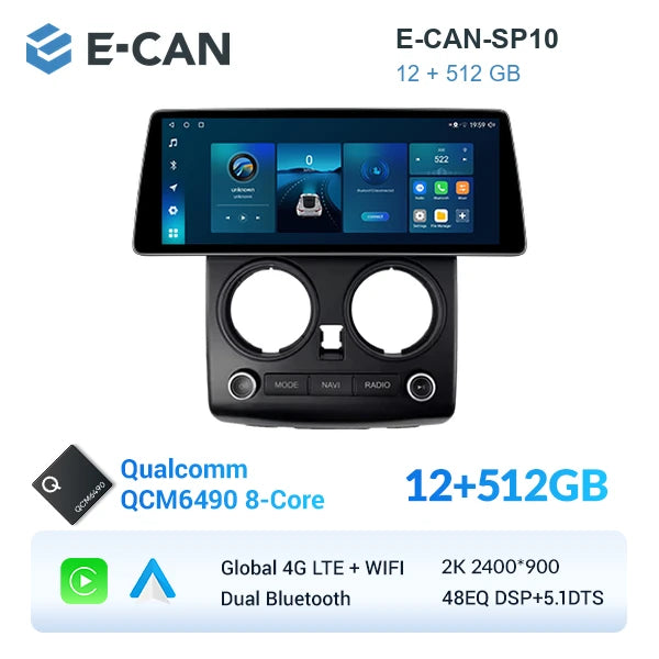 E-CAN-SP10 12GB + 512GB
