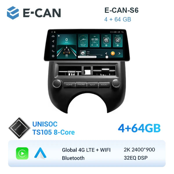 E-CAN-S6 4GB + 64GB