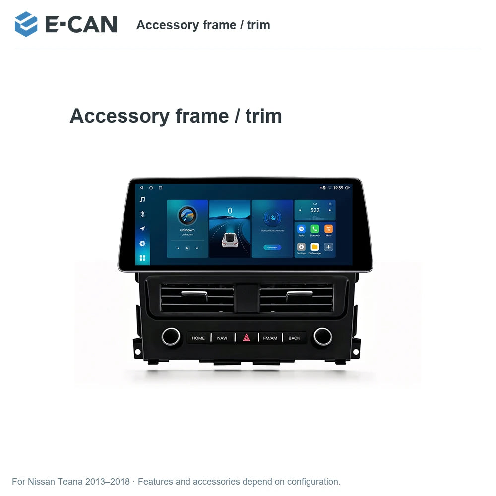 E-CAN Accessory frame / trim for Nissan Teana 2013–2018