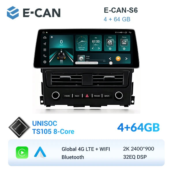 E-CAN-S6 4GB + 64GB