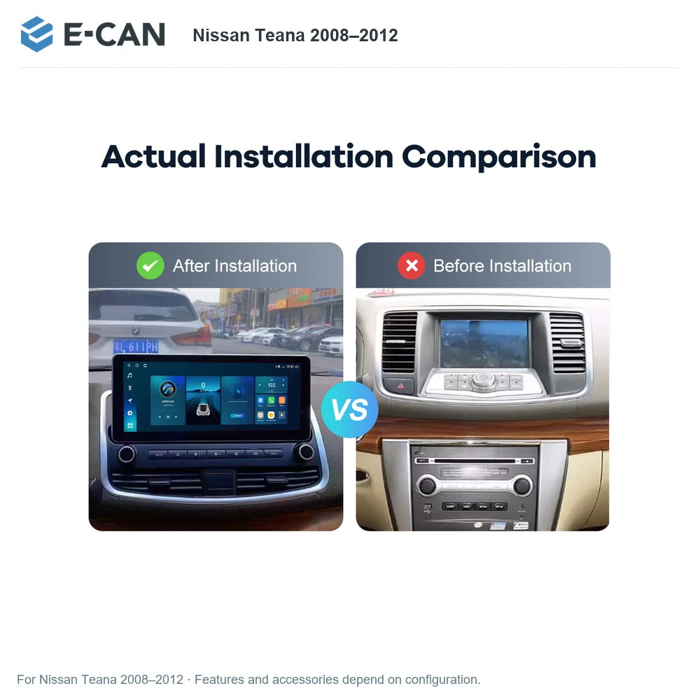 E-CAN Nissan Teana 2008–2012 for Nissan Teana 2008–2012