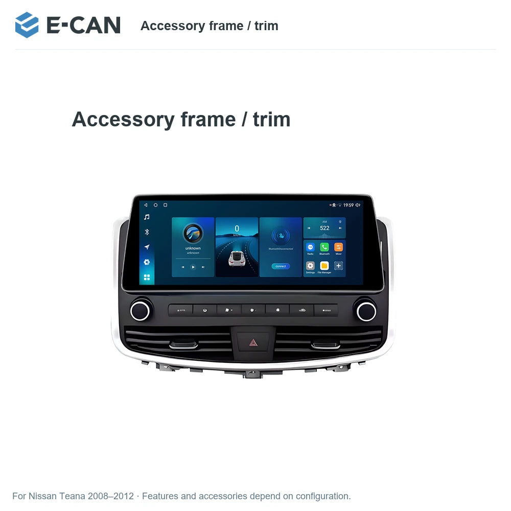 E-CAN Accessory frame / trim for Nissan Teana 2008–2012