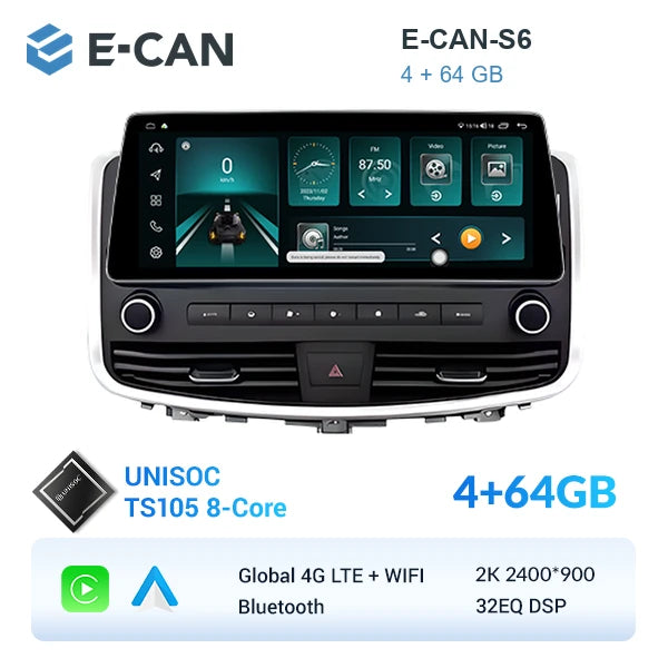 E-CAN-S6 4GB + 64GB