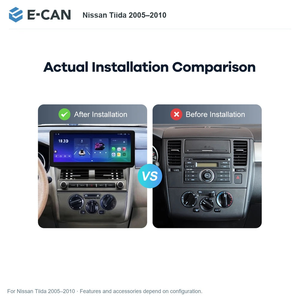 E-CAN Nissan Tiida 2005–2010 for Nissan Tiida 2005–2010