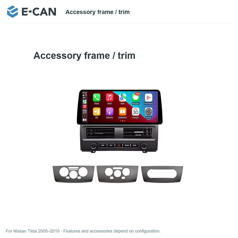 E-CAN Accessory frame / trim for Nissan Tiida 2005–2010