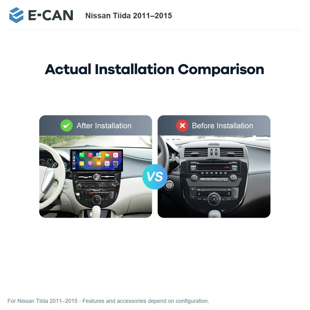 E-CAN Nissan Tiida 2011–2015 for Nissan Tiida 2011–2015