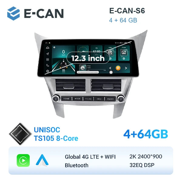 E-CAN-S6 4GB + 64GB