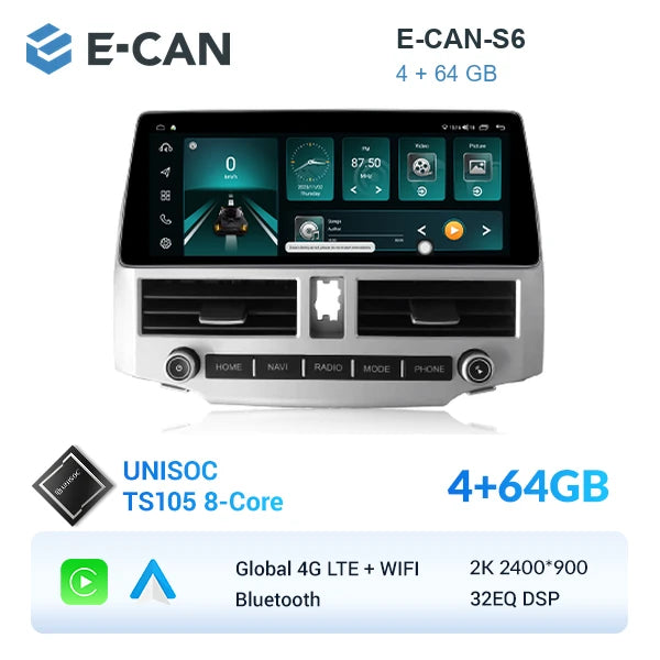 E-CAN-S6 4GB + 64GB