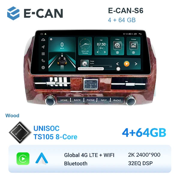 E-CAN-S6 4GB + 64GB