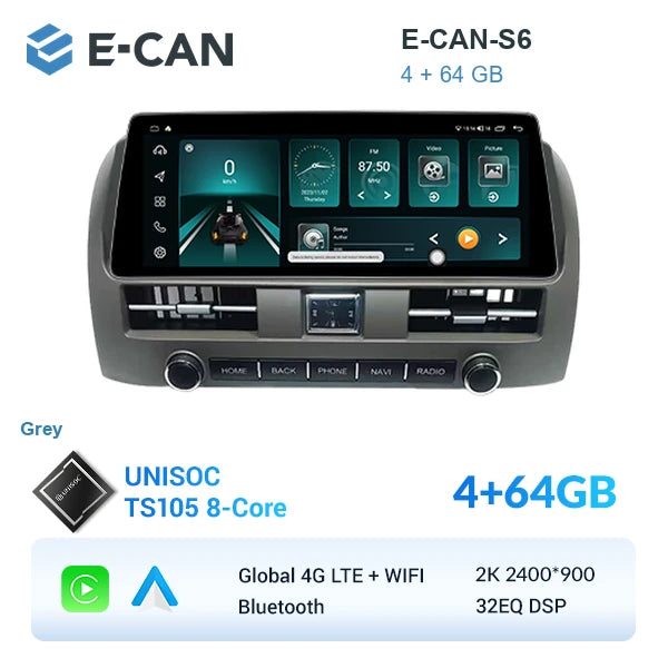 E-CAN-S6 4GB + 64GB