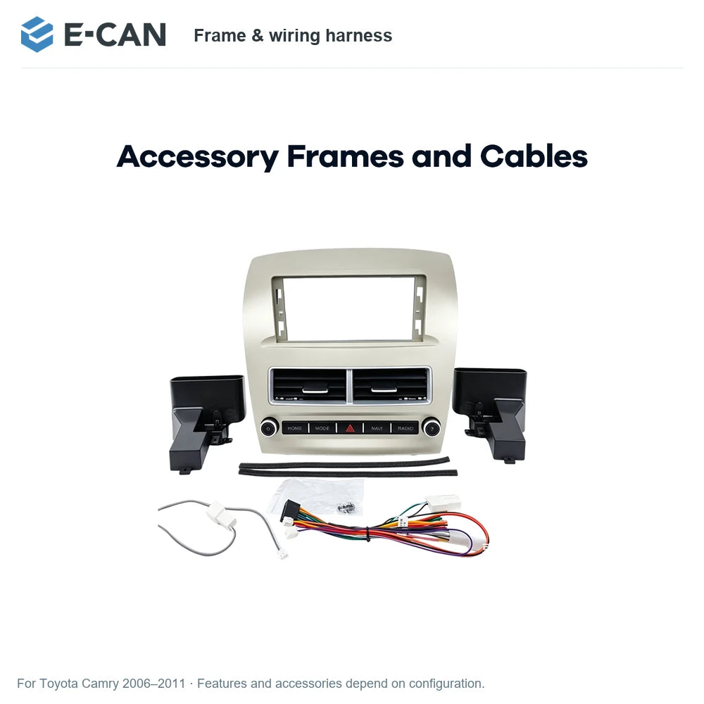 E-CAN Frame & wiring harness for Toyota Camry 2006–2011