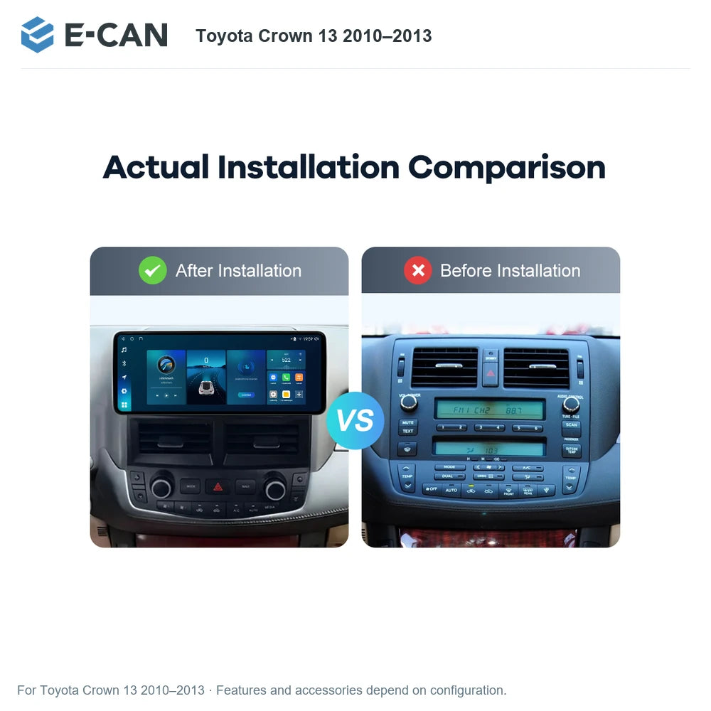 E-CAN Toyota Crown 13 2010–2013 for Toyota Crown 13 2010–2013