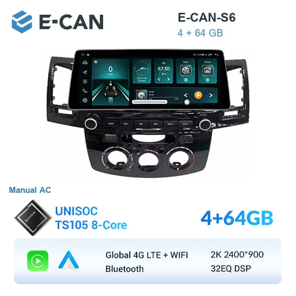 E-CAN-S6 4GB + 64GB