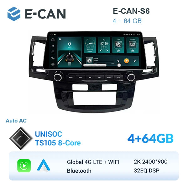E-CAN-S6 4GB + 64GB