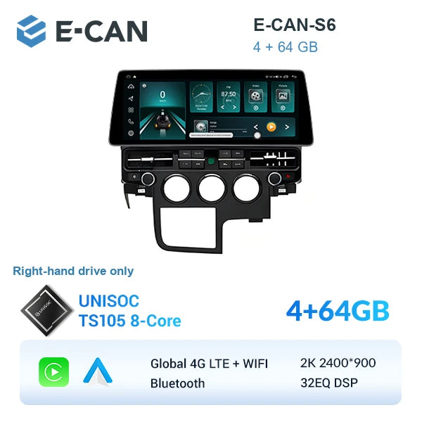 E-CAN-S6 4GB + 64GB