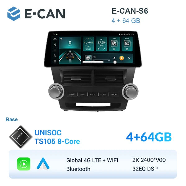 E-CAN-S6 4GB + 64GB