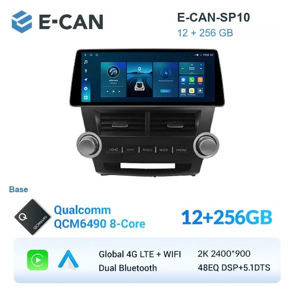 E-CAN-SP10 12GB + 256GB
