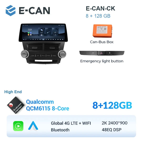 E-CAN-CK 8GB + 128GB